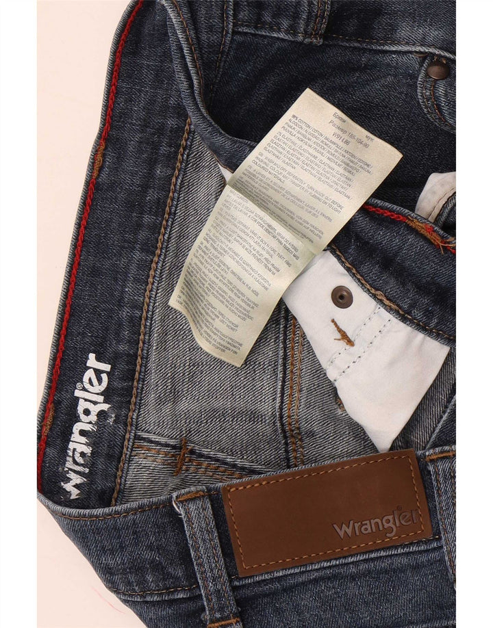 Blugi drepti pentru bărbați Wrangler W36 L34 Bumbac albastru