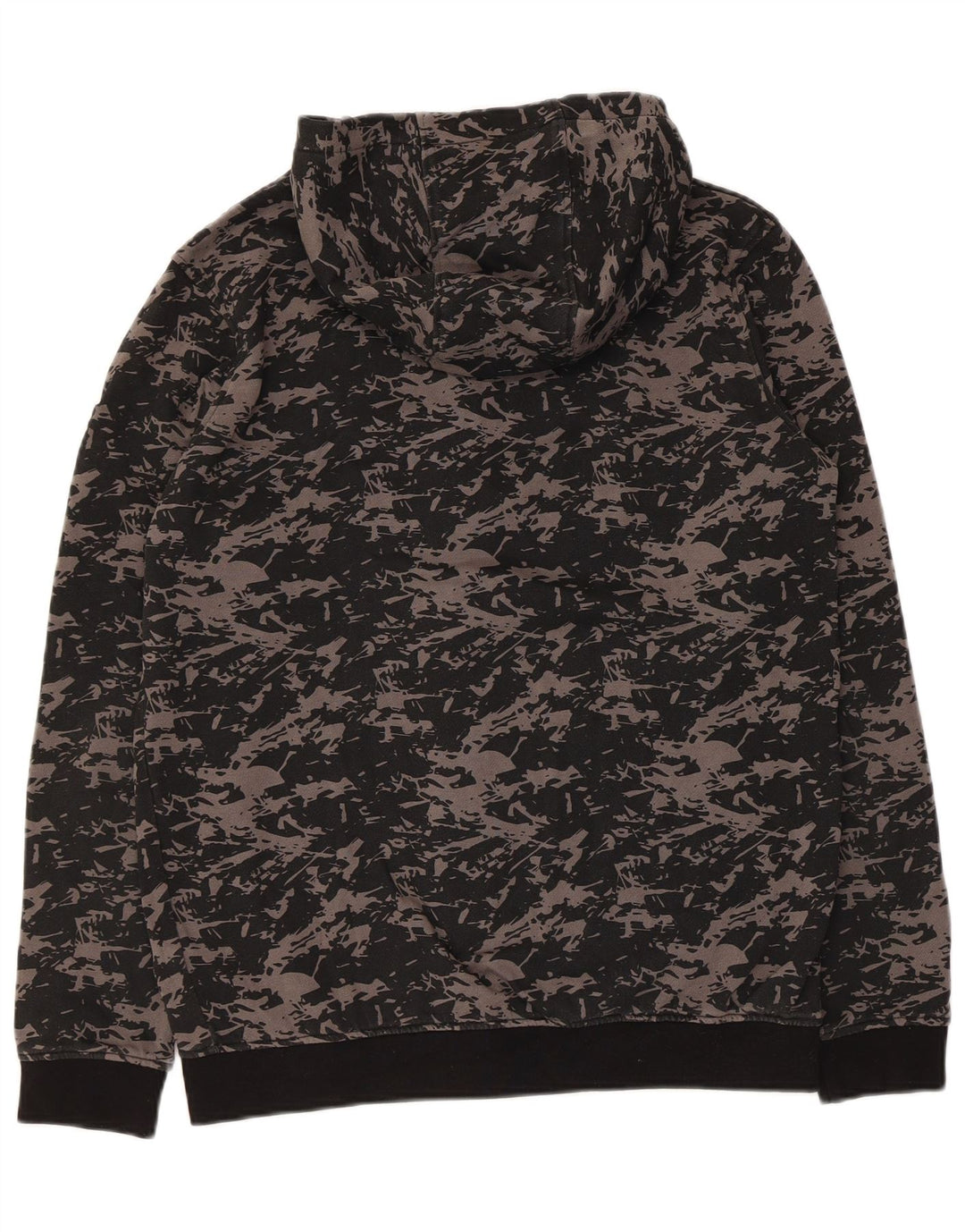 Pulover Lyle & Scott pentru băieți, cu model abstract, cu fermoar, 15-16 ani, negru