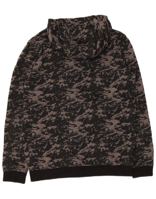 Pulover Lyle & Scott pentru băieți, cu model abstract, cu fermoar, 15-16 ani, negru