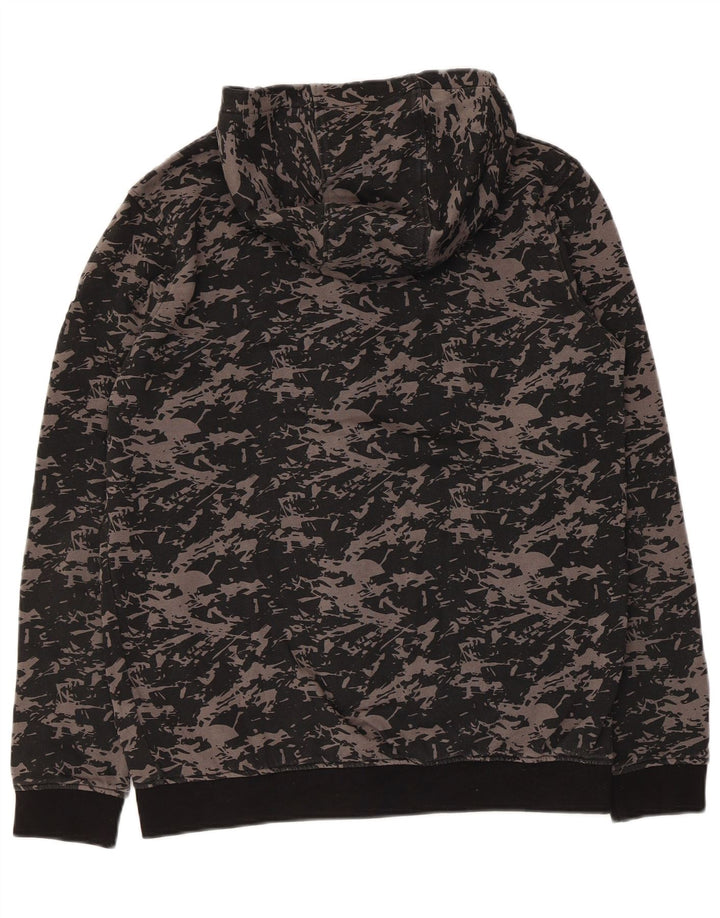 Pulover Lyle & Scott pentru băieți, cu model abstract, cu fermoar, 15-16 ani, negru