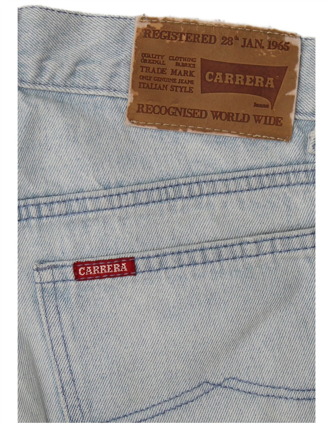 CARRERA Mens Straight Jeans W30 L32 Blue