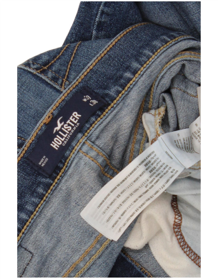 Blugi Hollister pentru bărbați Slim W30 L30 Blue Bumbac