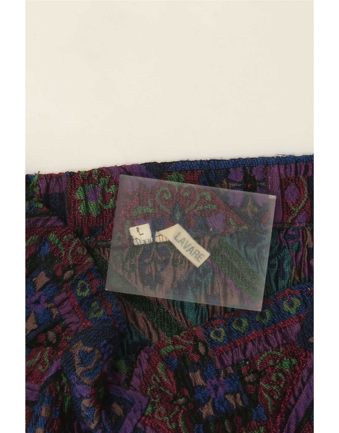 Fusta creion vintage pentru femei, mare W34, multicoloră, florală
