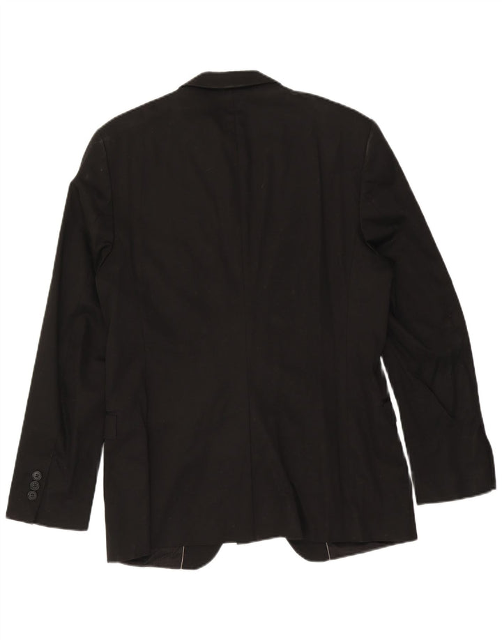 Blazer pentru bărbați Zara cu 1 nasture EU 50 Bumbac mediu negru