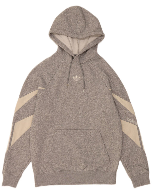 Pulover Adidas pentru bărbați XS, bumbac color bloc, gri