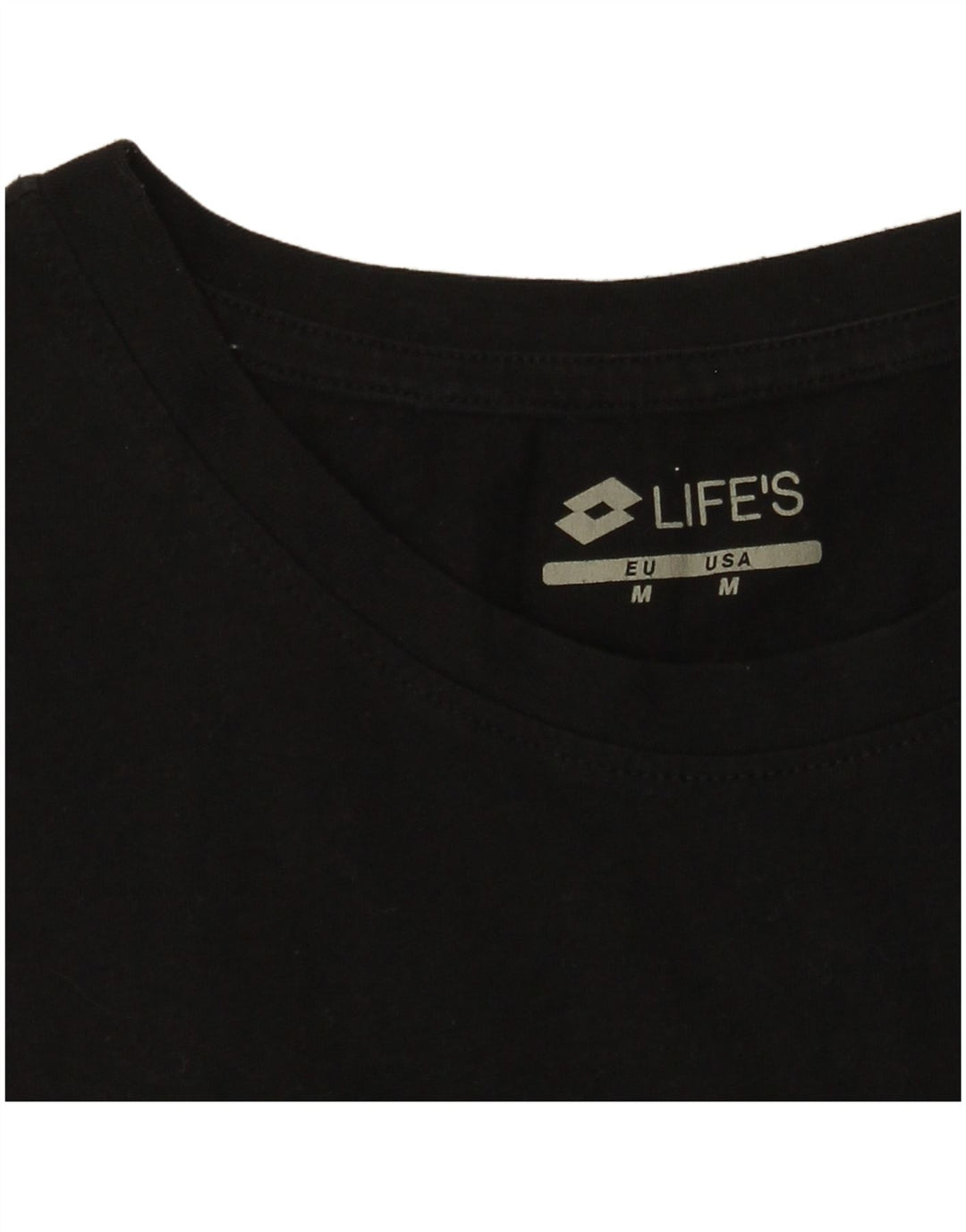 Tricou Bărbați Lotto Top Mediu Negru