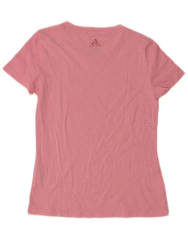 Tricou grafic Adidas Fete Top 13-14 Ani Roz Bumbac