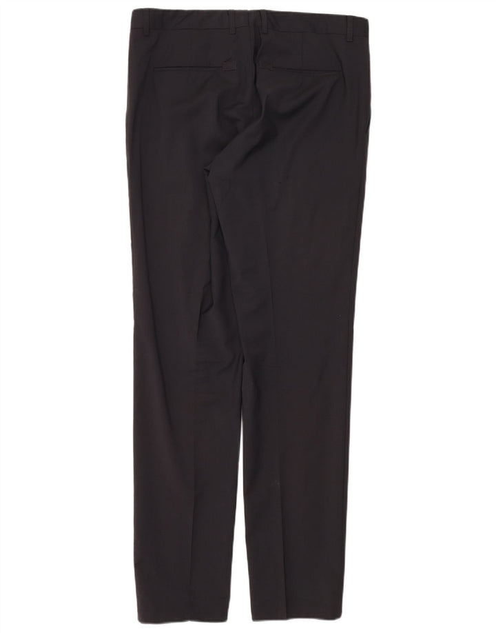 Costum pentru bărbați Calvin Klein, 2 nasturi, 2 piese, IT 50 Large W34 L33 Lână neagră