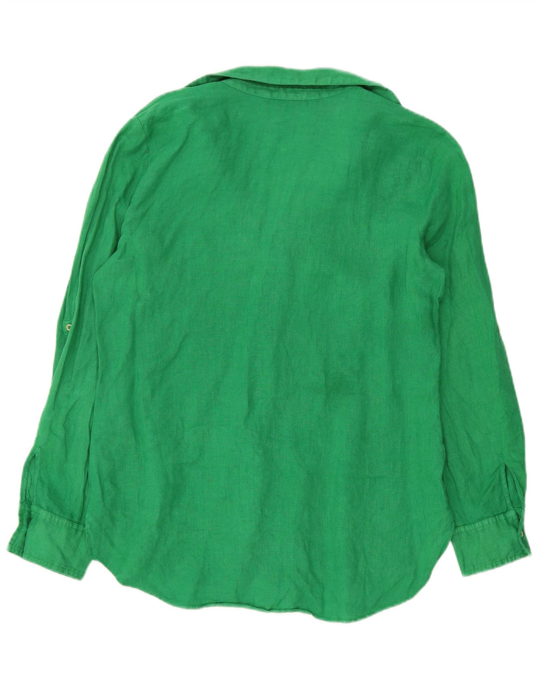 Cămașă Zara Femei UK 14 Verde Mediu In