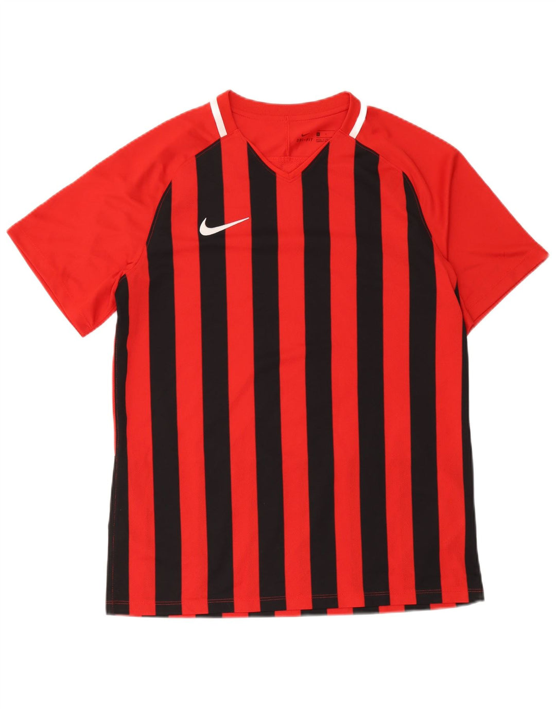 Tricou Nike pentru bărbați Dri Fit Top mare poliester cu dungi roșii