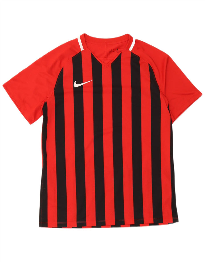 Tricou Nike pentru bărbați Dri Fit Top mare poliester cu dungi roșii