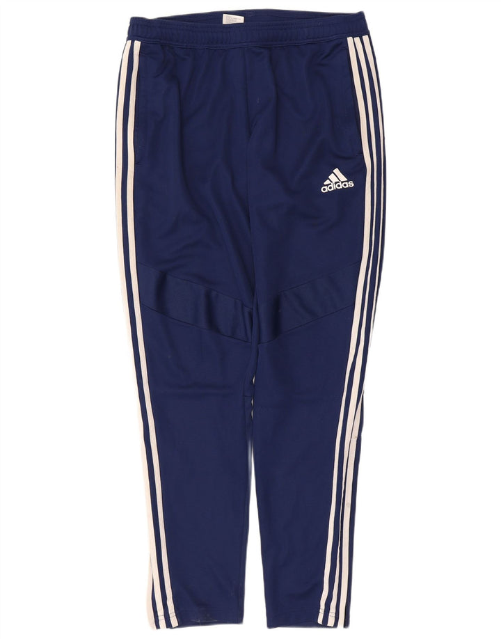 Pantaloni de trening Adidas pentru bărbați, mari, albastru, poliester