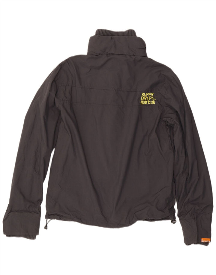 Jachetă de ploaie grafică Superdry pentru bărbați UK 42 XL nailon gri