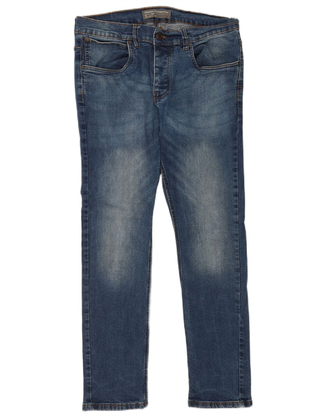 Blugi slim pentru bărbați French Connection W36 L32 Bumbac albastru