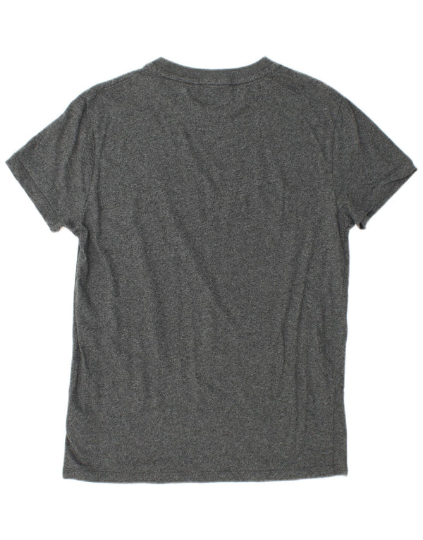 SUPERDRY Tricou Bărbați Top Medium Gri Pete Bumbac