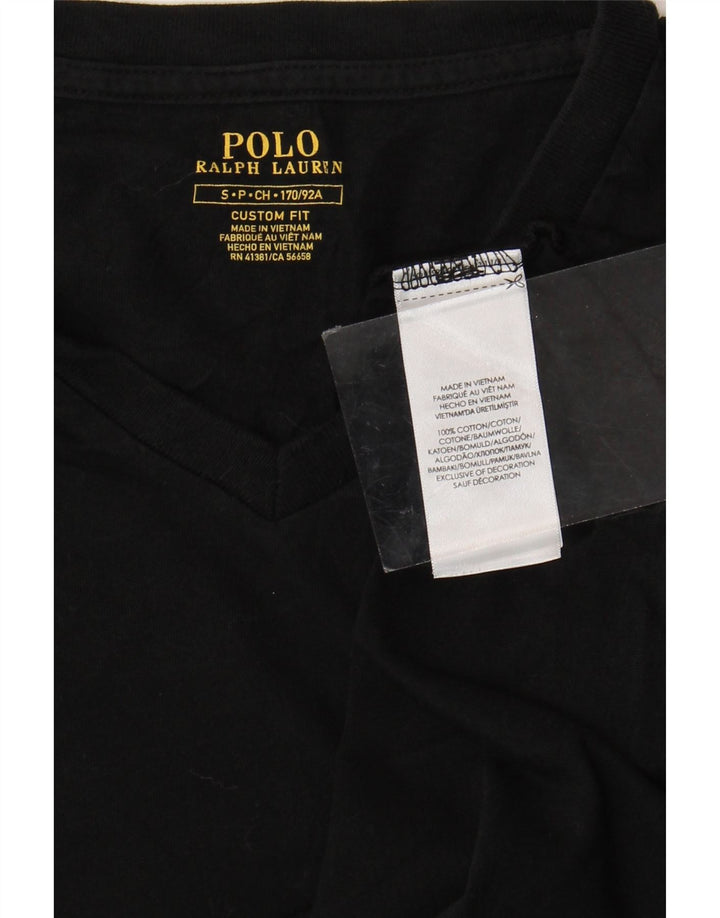 POLO RALPH LAUREN Tricou personalizat pentru bărbați Top mic bumbac negru