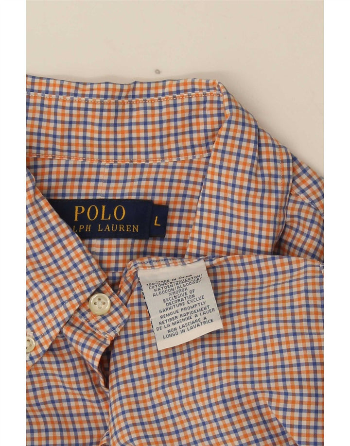 Cămașă Polo Ralph Lauren pentru bărbați, mare, multicolor, din bumbac