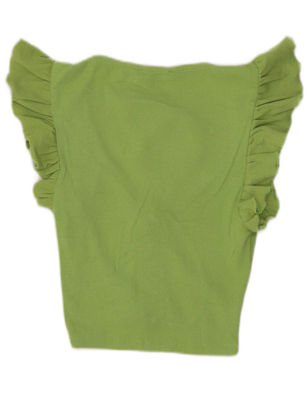 Bluză Crop Top pentru femei Zara UK 8 Small Green