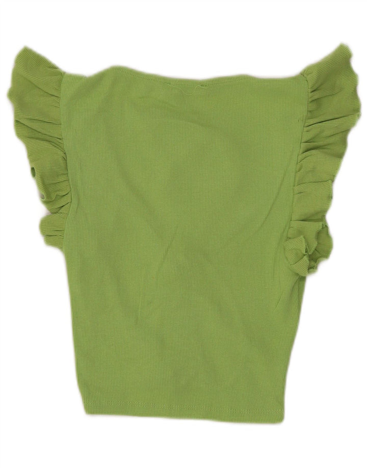 Bluză Crop Top pentru femei Zara UK 8 Small Green