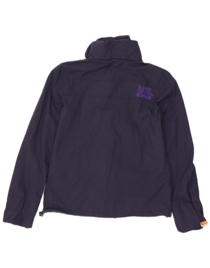 Jachetă Windbreaker pentru femei Superdry The Windcheater UK 10 Small Bleumarin