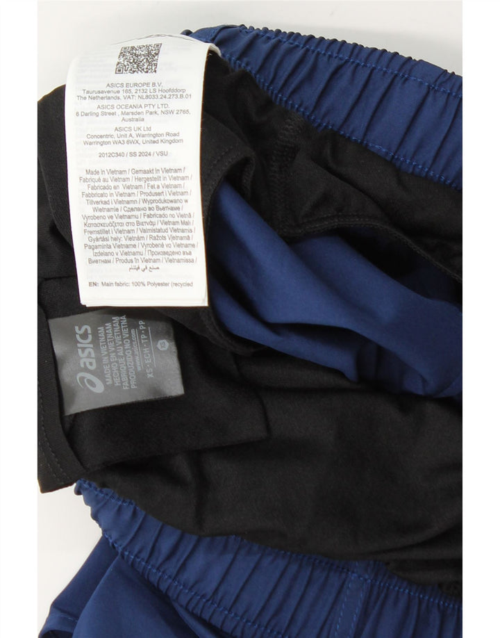 Pantaloni scurti sport ASICS pentru femei UK 6 XS bleumarin poliester