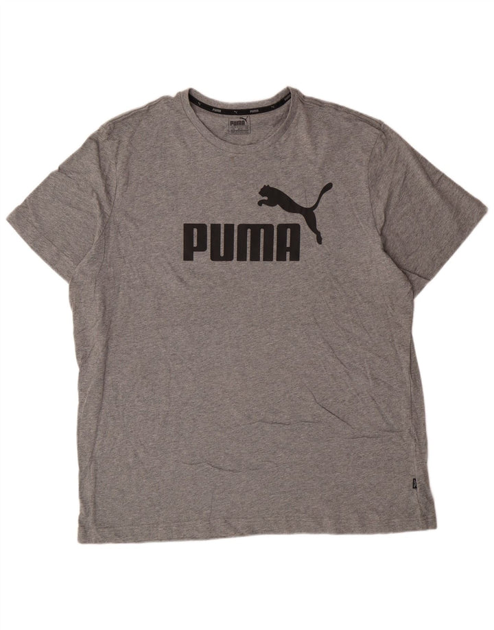 Tricou grafic Puma pentru bărbați Top 2XL bumbac gri
