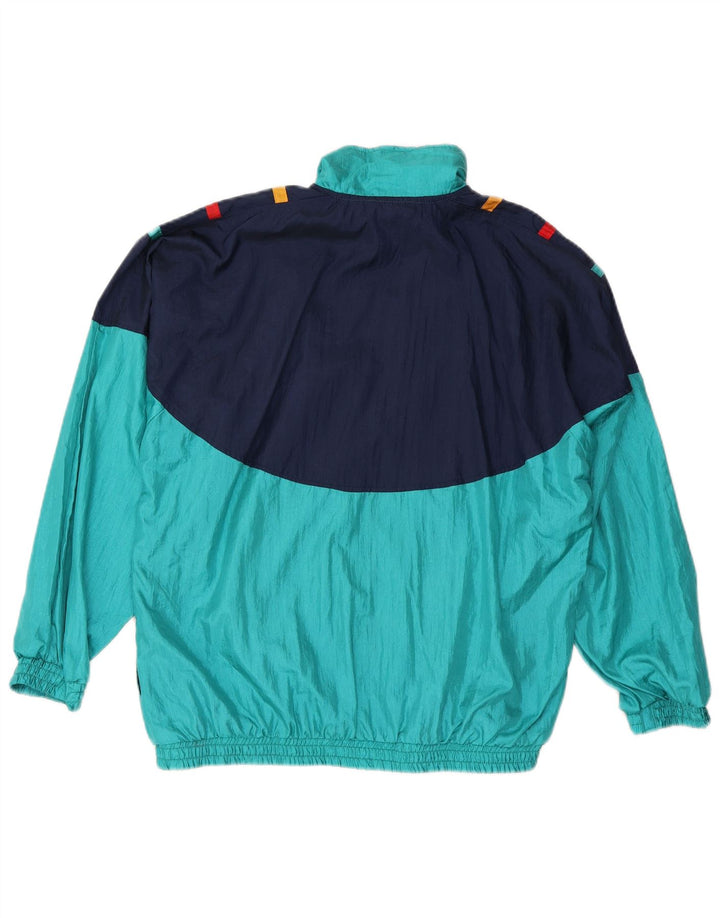 Jachetă de trening pentru bărbați VINTAGE XL, albastru, color block