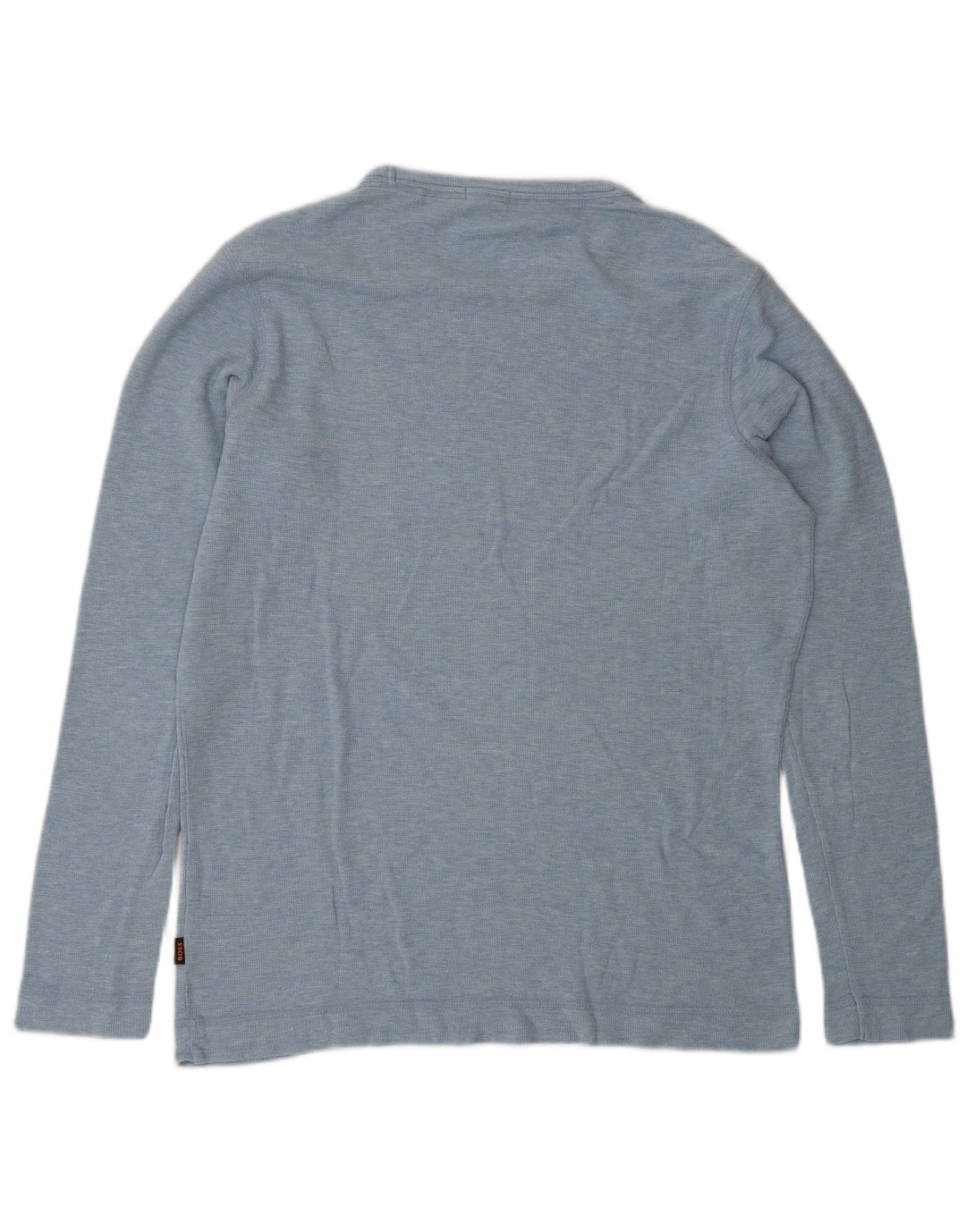 Hugo Boss Slim Fit Top cu mânecă lungă, mare, albastru