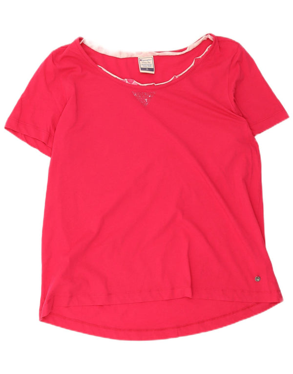Tricou pentru femei Champion UK 18 XL Bumbac roz