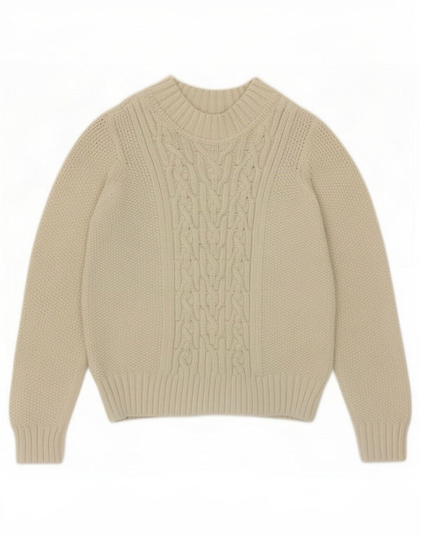 Pulover pentru femei Marks & Spencer cu decolteu cu barca UK 10 Small Off White
