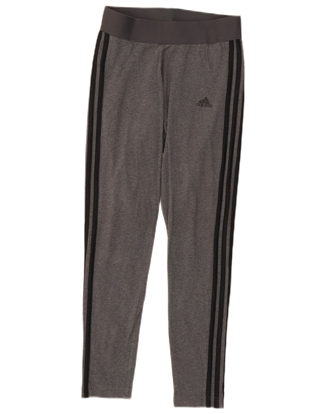 Leggings pentru femei ADIDAS UK 8/10 mic bumbac gri