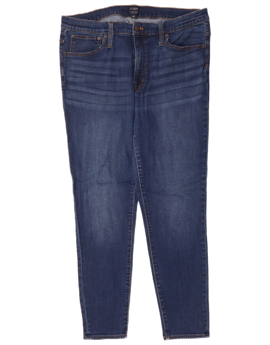 Jeans skinny pentru femei cu talie înaltă J. CREW W33 L28 albastru