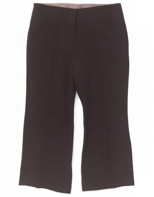 Marks & Spencer Pantaloni casual pentru femei cu picioare largi UK 18 XL W38 L28 Negru