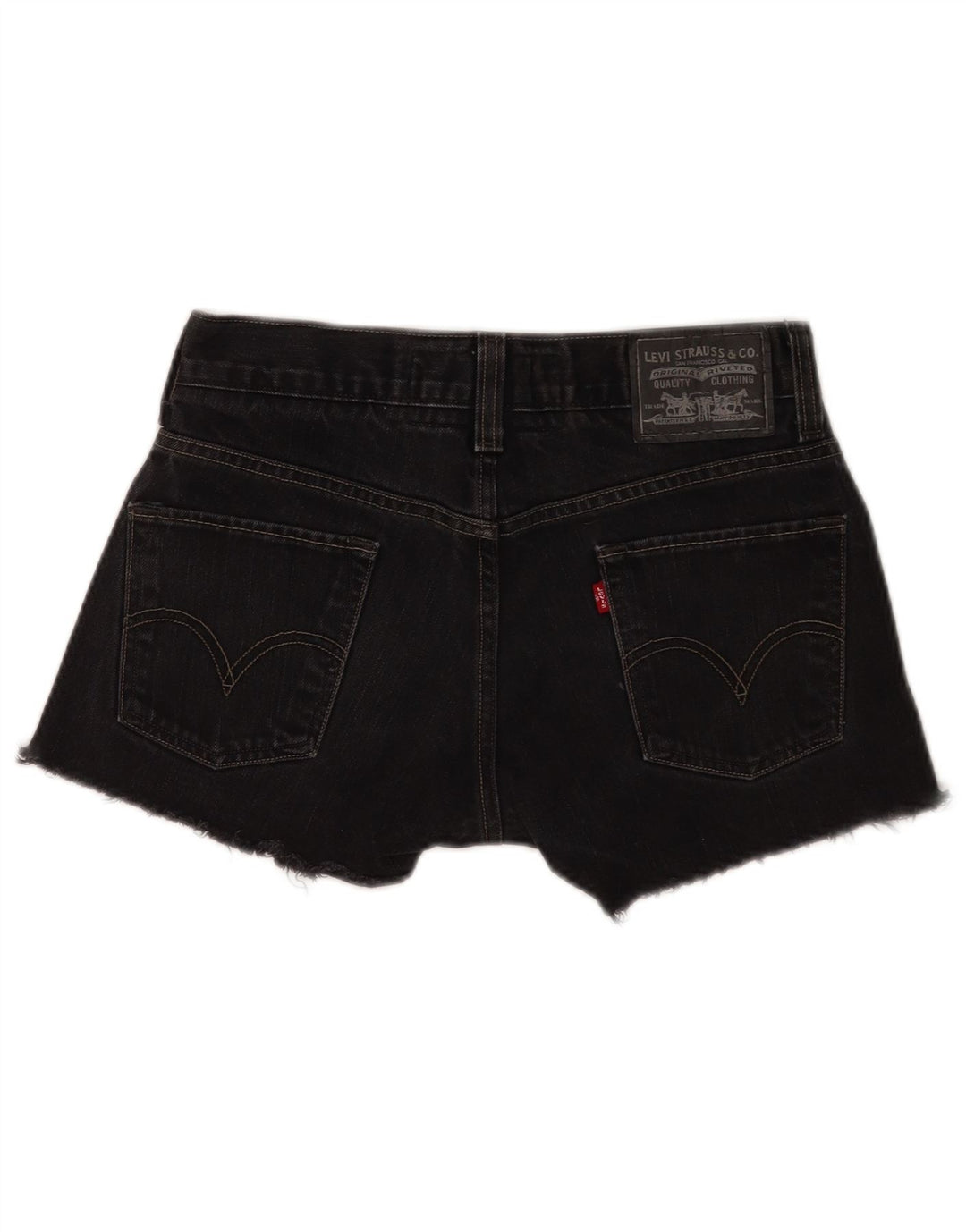Pantaloni scurți Levi's 511 Skinny Denim W30 bumbac mediu negru