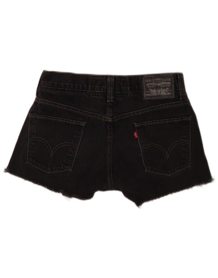 Pantaloni scurți Levi's 511 Skinny Denim W30 bumbac mediu negru