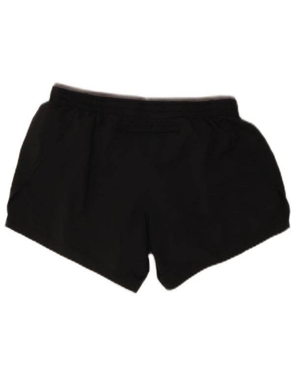 Pantaloni scurți sport Nike Dri Fit pentru femei UK 10 Small Gri Poliester