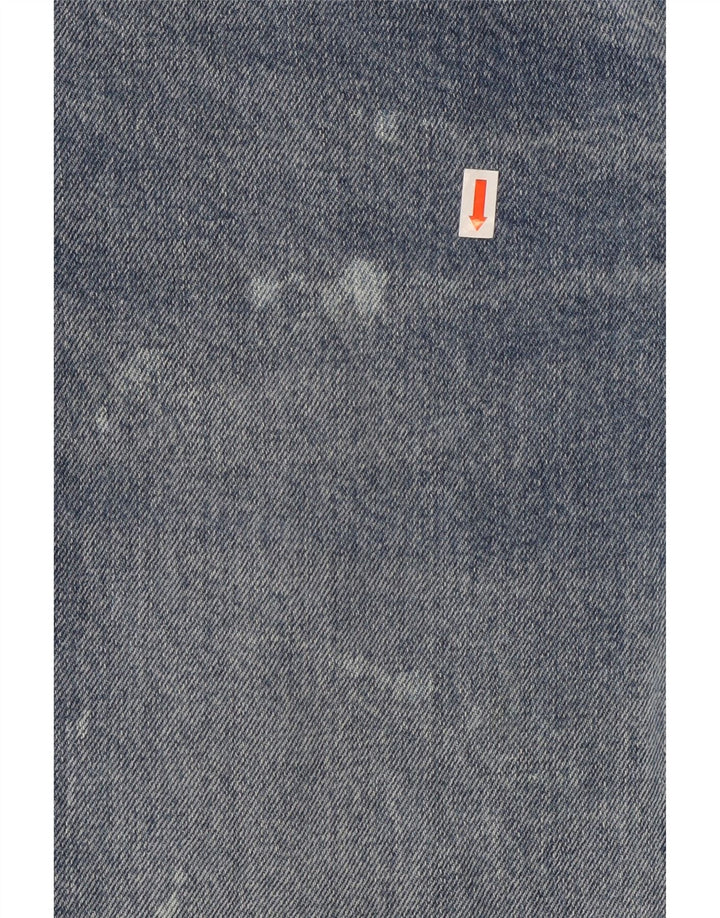 Blugi drepti pentru bărbați LEE Chicago W33 L32 Bumbac albastru