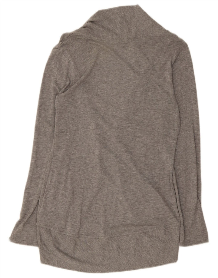 Pulover cardigan cu paragate Massimo Dutti pentru femei UK 12, gri mediu