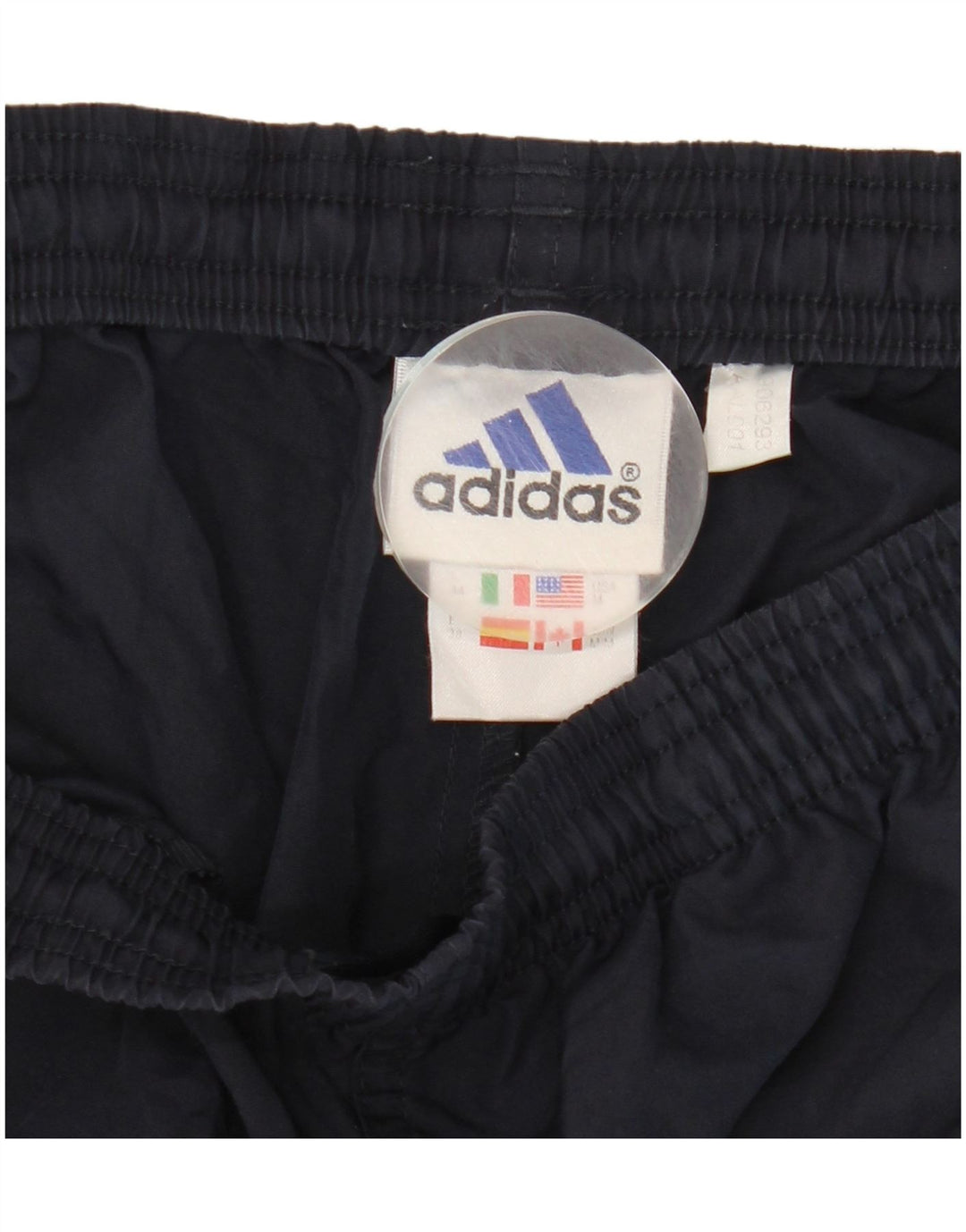 Pantaloni scurți sport Adidas pentru femei UK 12 Medium Bleumarin Poliester