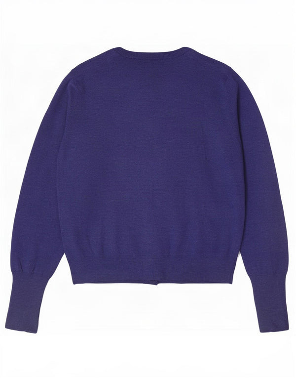 Pulover cardigan pentru femei Marks & Spencer UK 12 Medium Blue Viscose