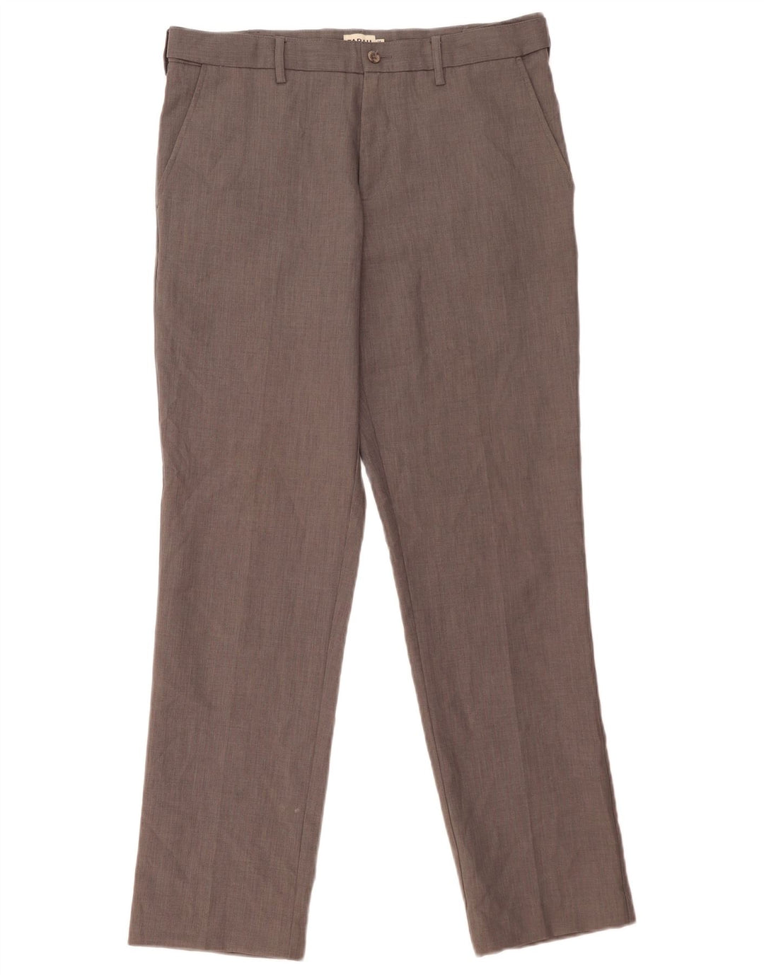 Farah Pantaloni Chino Regular Bărbați L34 L31 Gri Poliester