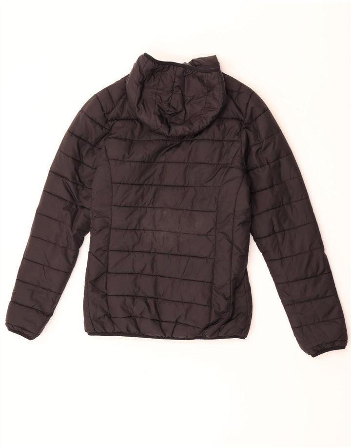 Jachetă căptușită reversibilă cu glugă pentru femei Ellesse UK 10, nailon gri mic