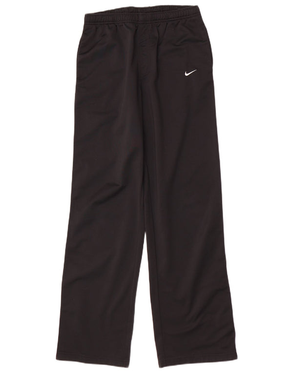 Pantaloni de trening Nike pentru băieți 13-14 ani XL poliester color bloc negru