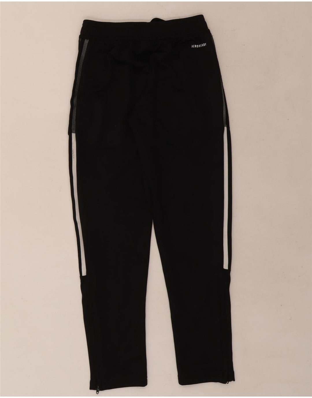 Pantaloni de trening Adidas Aeroready pentru baieti 9-10 ani poliester negru