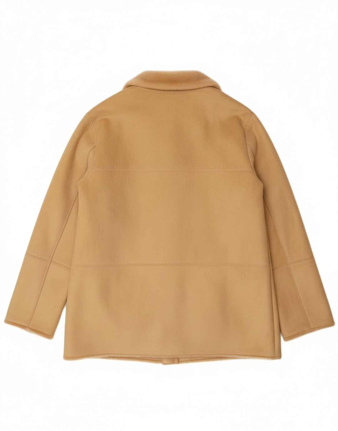 Jachetă Sherpa pentru femei VINTAGE EU 44 XL Bej Acrilic