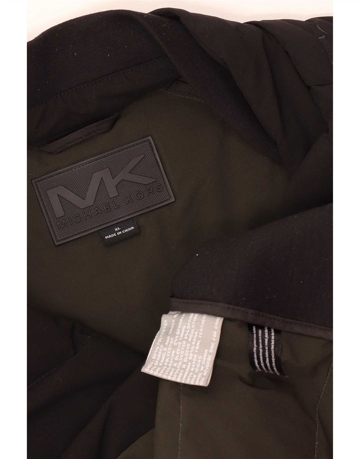 Jachetă căptușită pentru bărbați Michael Kors UK 42 XL Poliester negru