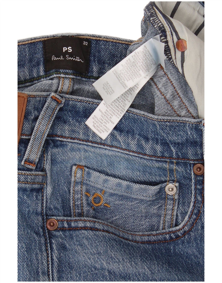 Blugi slim pentru bărbați Paul Smith W32 L30 bumbac albastru