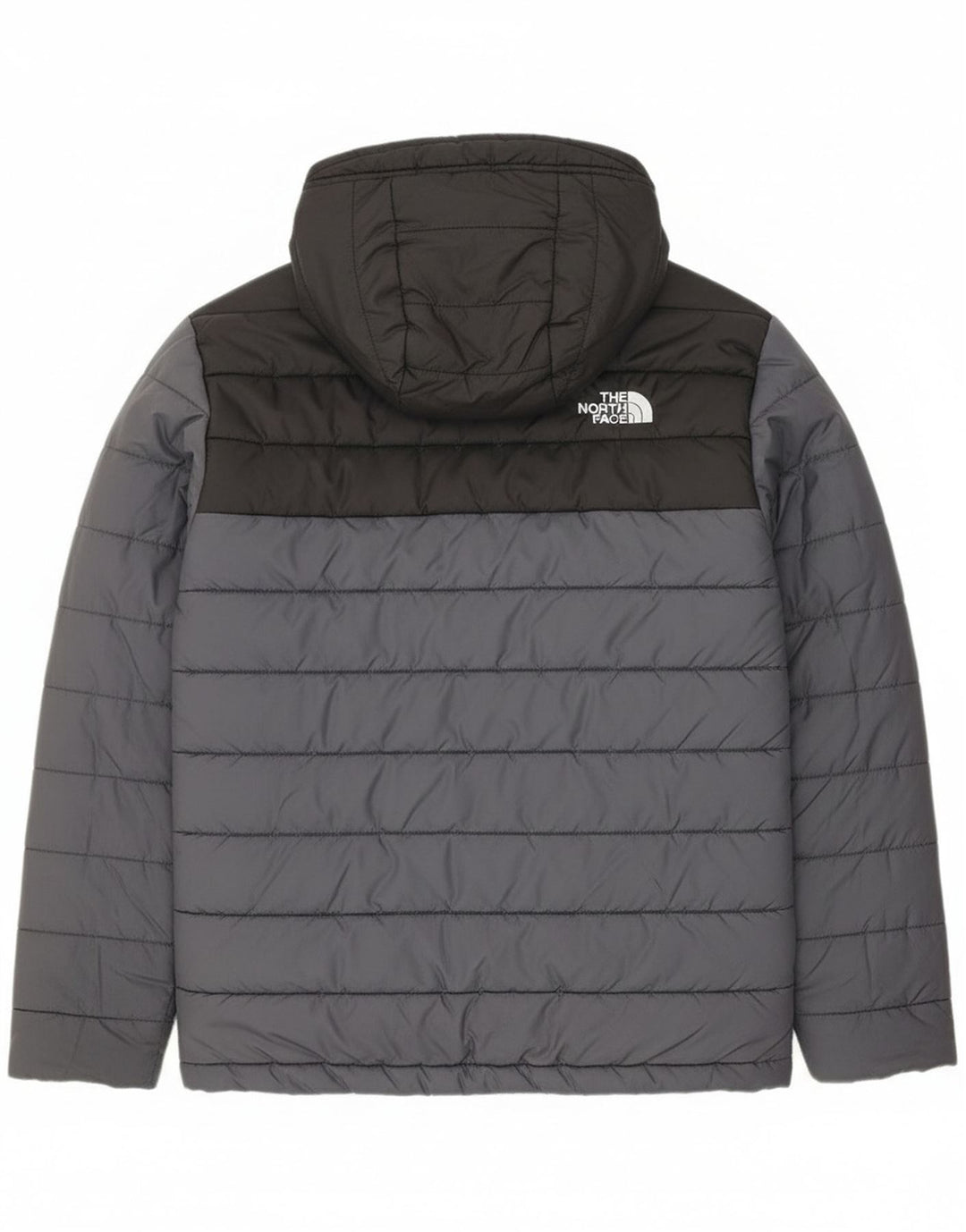Jachetă căptușită pentru băieți The North Face 11-12 ani, mare, gri, colorblock