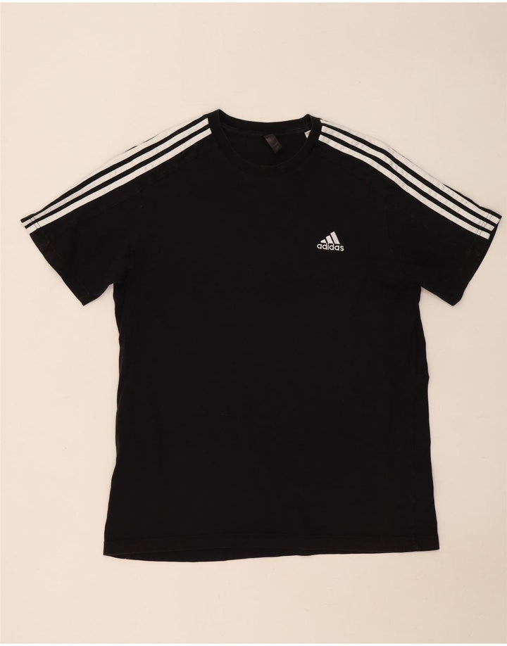 Tricou pentru bărbați Adidas Top mare, negru, bumbac