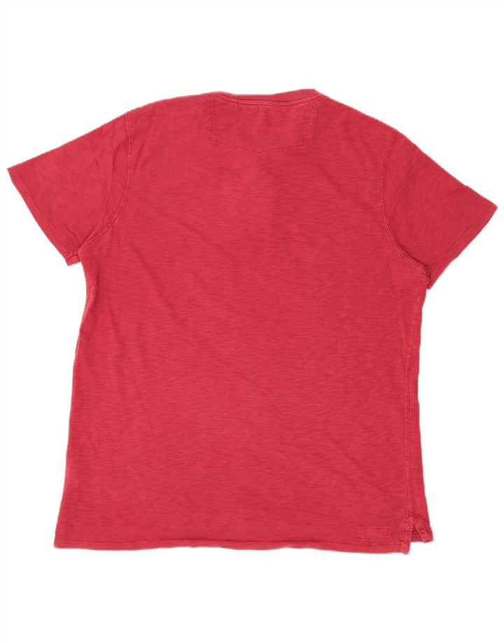 Tricou pentru bărbați Fat Face Top mare bumbac roșu